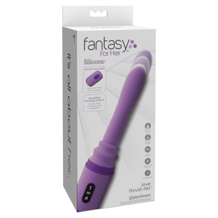 Pipedream Fantasy For Her - Purple Thrusting Dildo