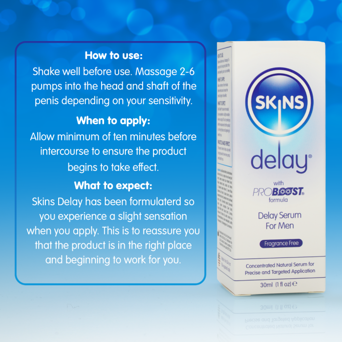 Skins Natural Delay Serum 30ml