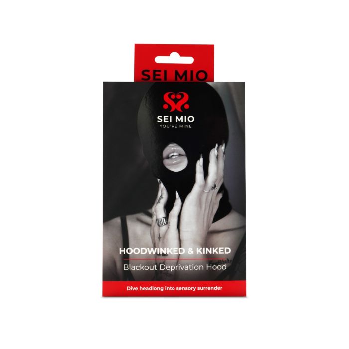 SEI MIO - Hoodwinked and Kinked - Deprivation Hood with Blackout Panel