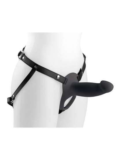 Virgite Strap On - Hollow Harness - Black