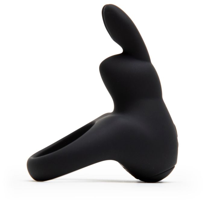 Happy Rabbit Couples Ring - Black