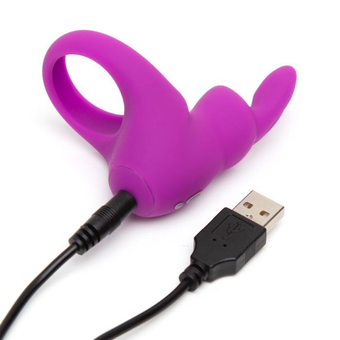Happy Rabbit Couples Ring - Purple