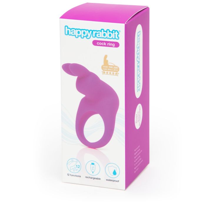 Happy Rabbit Couples Ring - Purple