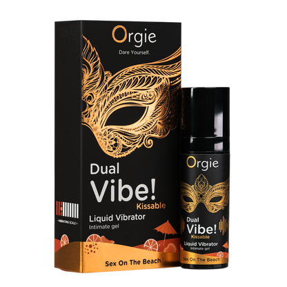 Orgie Dual Vibe - Kissable Liquid Vibrator - Sex On The Beach