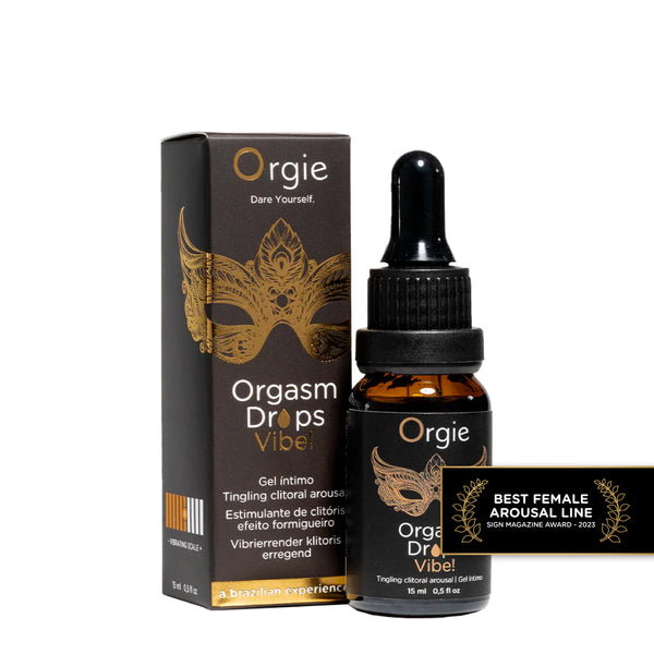 Orgie Orgasm Drops Vibe! Vibrating Clitoral Arousal Intimate Gel