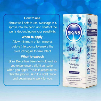 Skins Natural Delay Spray 30ml