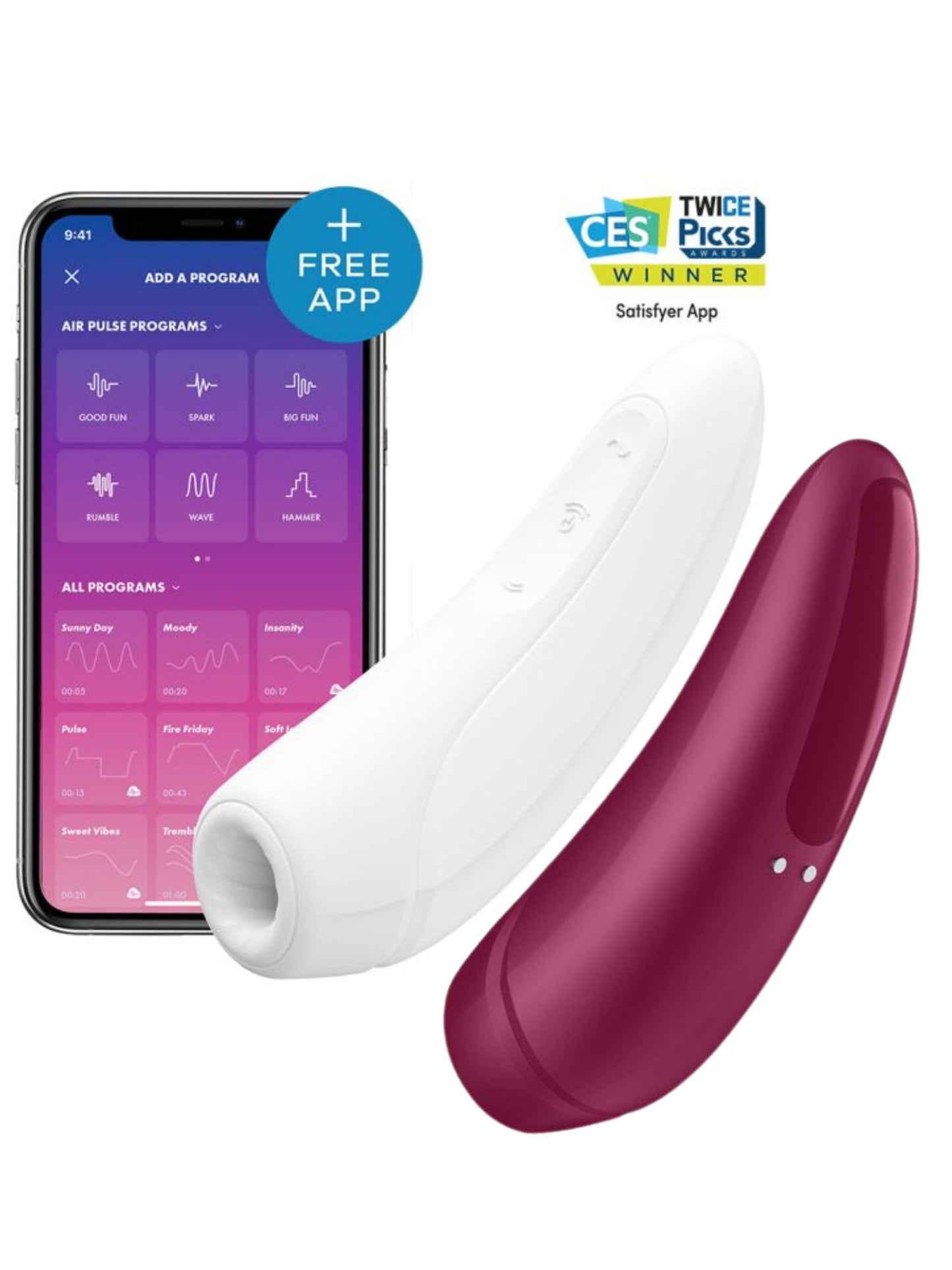 Satisfyer App Enabled Curvy 1+