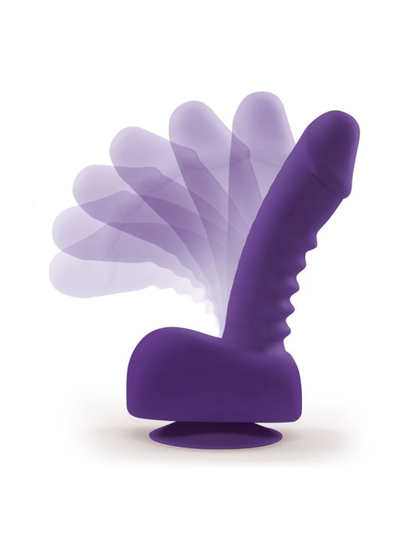Uprize Remote Control Rising 6 Inch Vibrating Realistic Dildo Purple