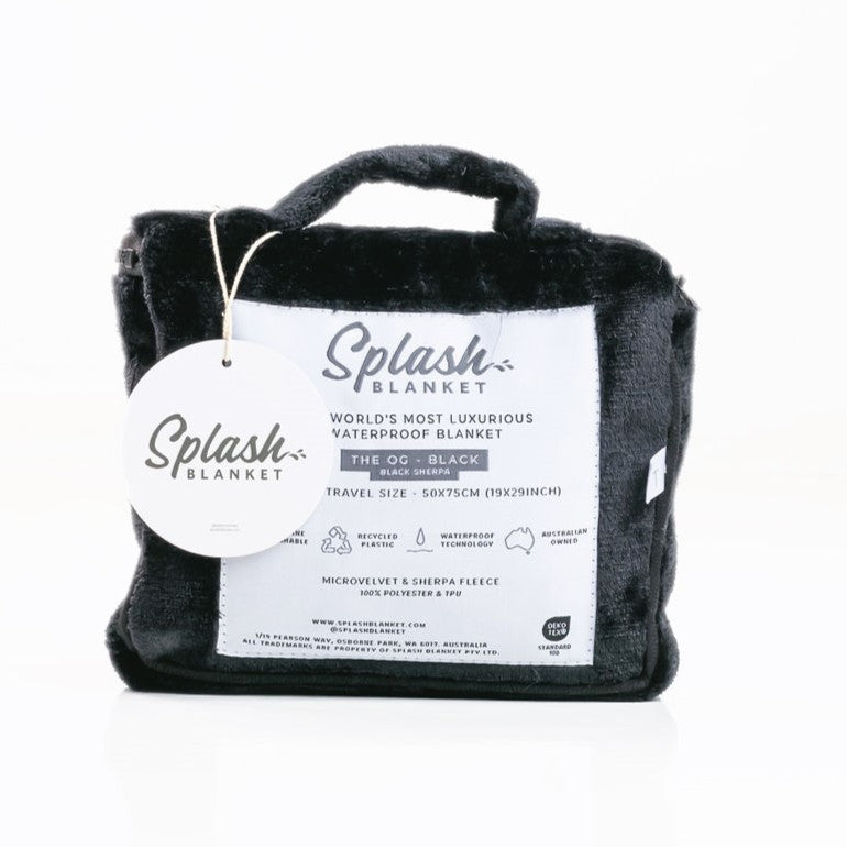 Splash Blanket - The OG (Bonded) - Black on Black