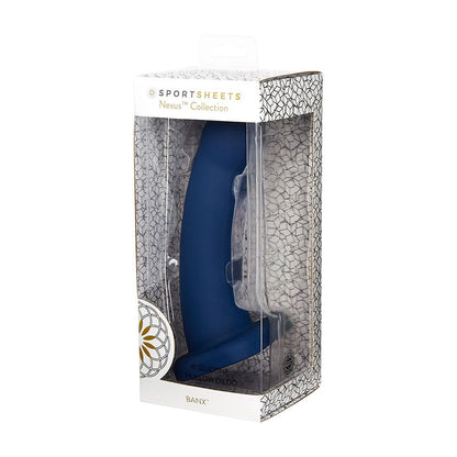 Sportsheets Banx 8" Hollow Silicone Dildo Strap On Compatible with 2" O-rings