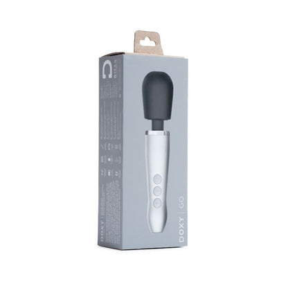 Doxy Go Mini Wand - Brushed Metal