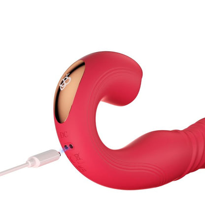 Honey Play Box - Joi Thrust 2 - Thrusting G Spot Vibrator & Tongue Clit Licker (App Controlled, Pressure Sensing)