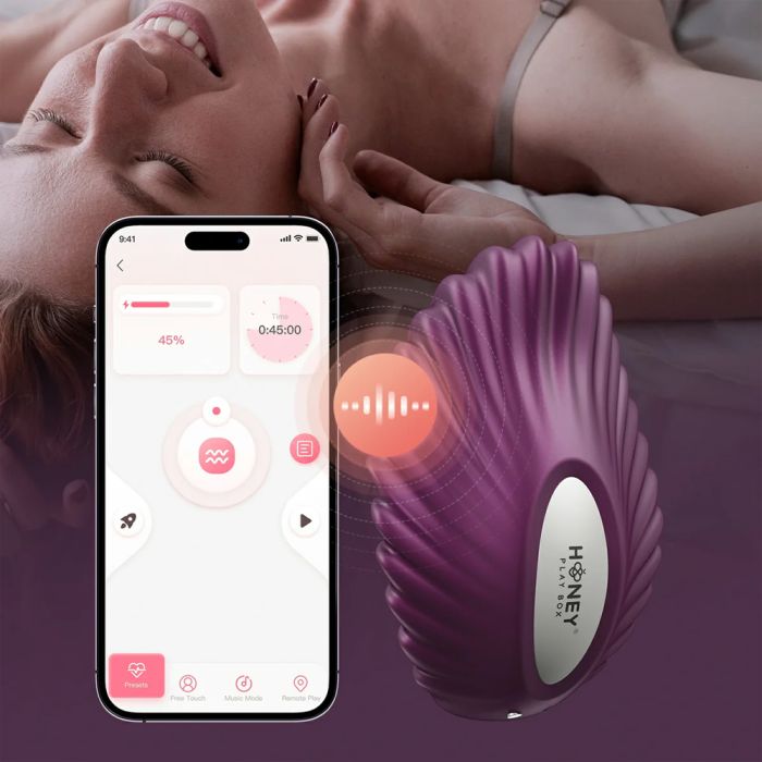 Honey Play Box - Pearl - Magnetic Panty Vibrator (App Controlled)