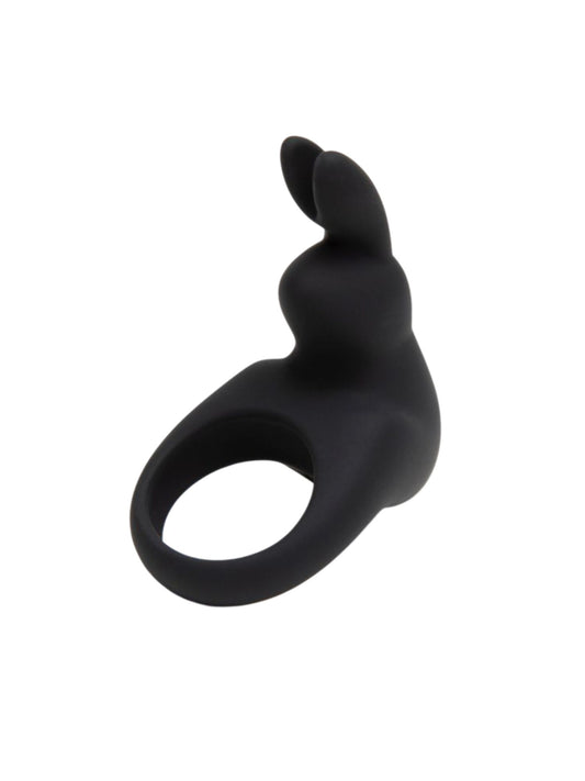 Happy Rabbit Couples Ring - Black