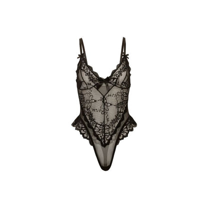 Oh La La Cheri - Valentine Teddy Lingerie Set - Black