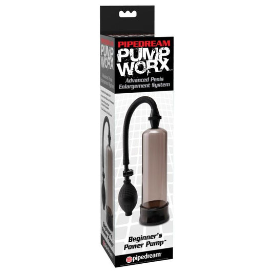 Pipedream - Pump Worx - Beginner's Power Penis Pump - Smoke/Black