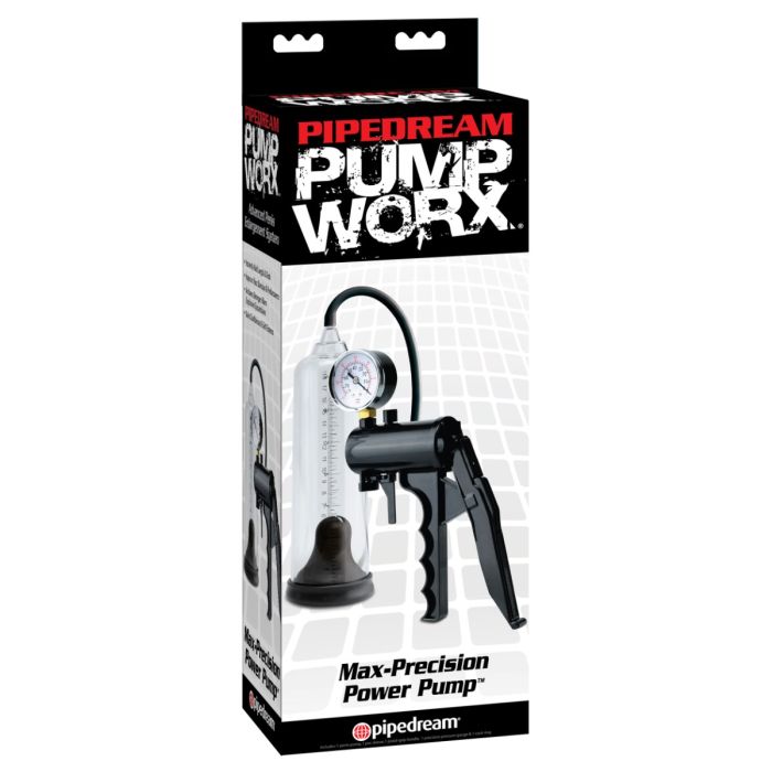 Pipedream - Pump Worx - Max-Precision Penis Power Pump - Clear/Black
