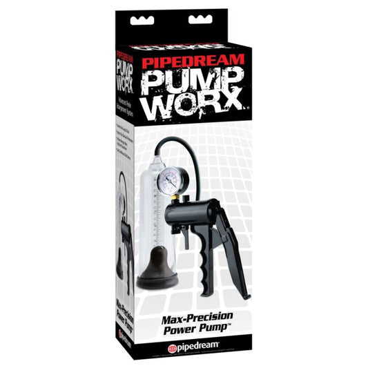 Pipedream - Pump Worx - Max-Precision Penis Power Pump - Clear/Black