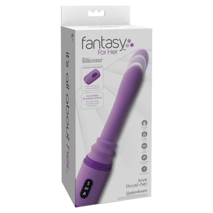 Pipedream Fantasy For Her - Purple Thrusting Dildo