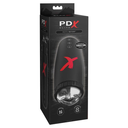 Pipedream - PDX Elite - Moto-Bator - Clear/Black
