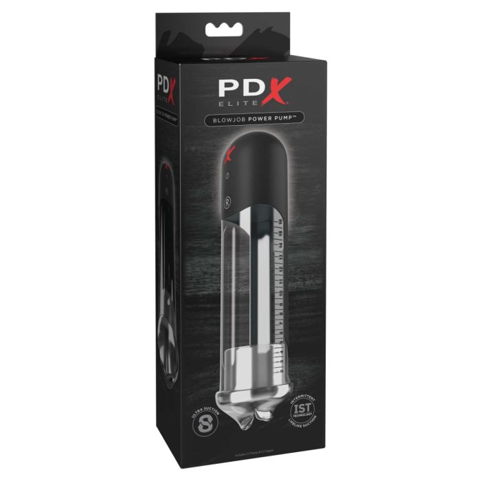 Pipedream - PDX Elite - Blow Power Pump - Clear/Black