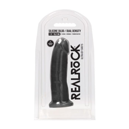 Real Rock Silicone Dildo (Black)
