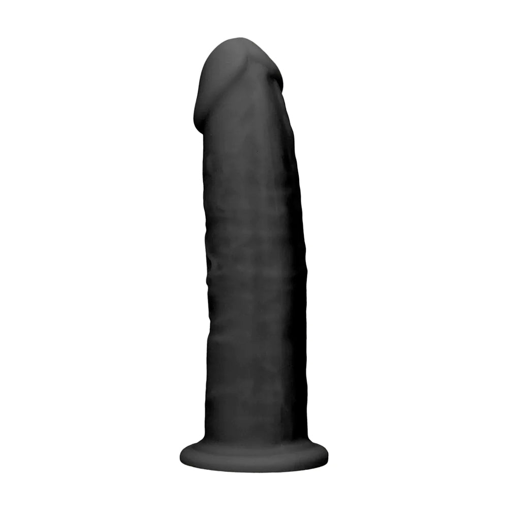 Real Rock Silicone Dildo (Black)