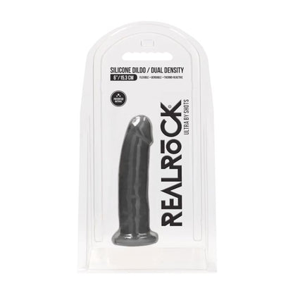 Real Rock Silicone Dildo (Black)