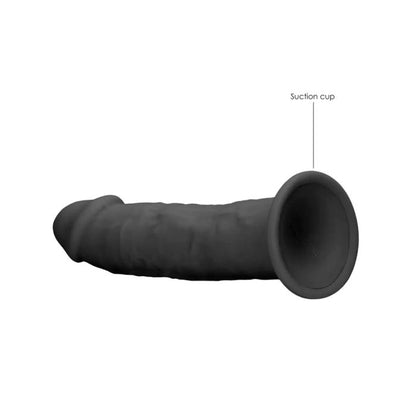Real Rock Silicone Dildo (Black)