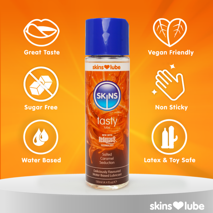 Skins Tasty Water Based Lube 130ml