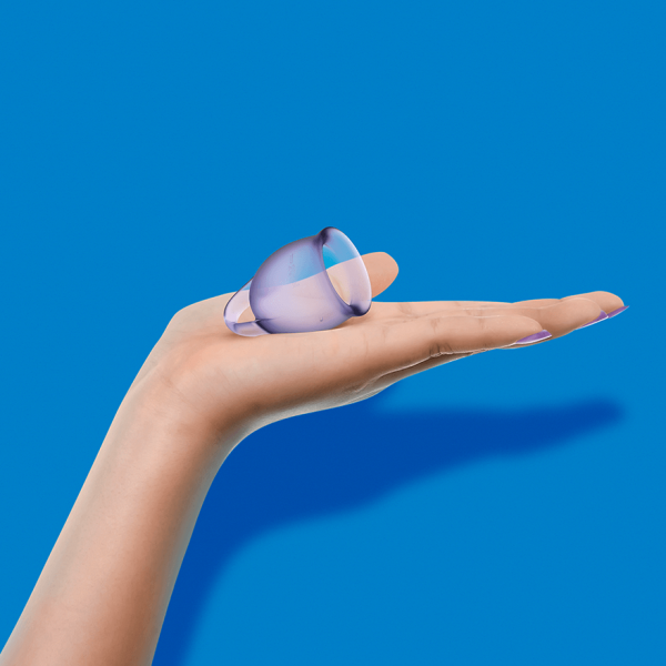 Satisfyer Feel Confident Menstrual Cup Set of 2 (Purple/Mauve)