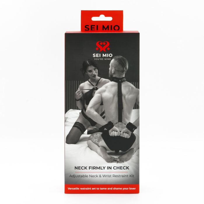 SEI MIO - Neck Firmly in Check - Adjustable Neck & Wrist Restraint Kit
