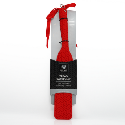 SEI MIO - Tread Carefully - Tyre Paddle - Red
