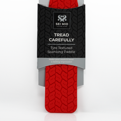 SEI MIO - Tread Carefully - Tyre Paddle - Red