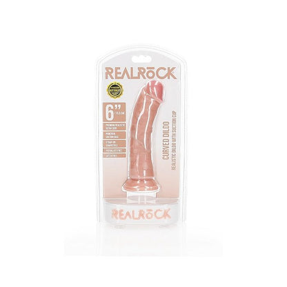Real Rock - Curved Realistic Dildo with Suction Cup