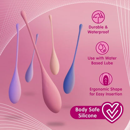 Skins Care - Kegel Exercise Set - 6pc Set