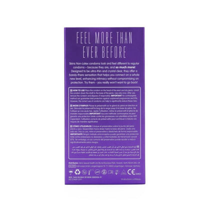 Skins Non-Latex Condoms XL 8 Pack