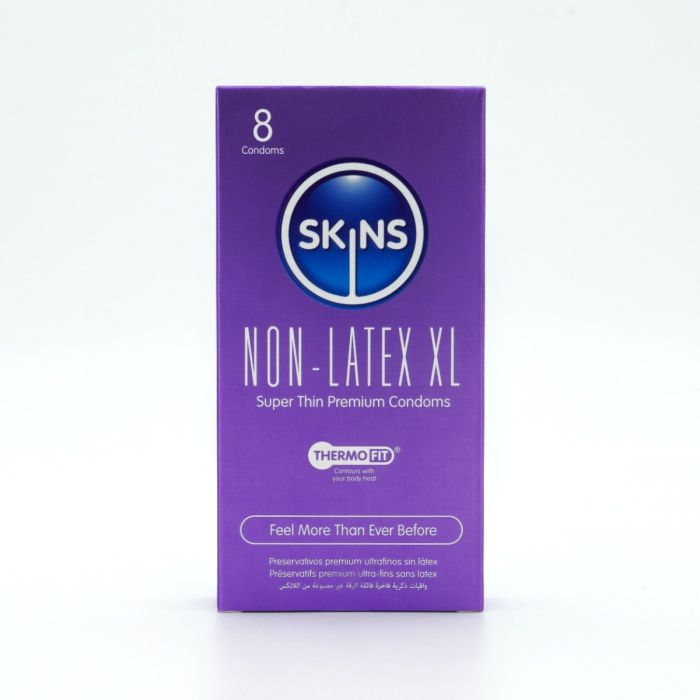 Skins Non-Latex Condoms XL 8 Pack
