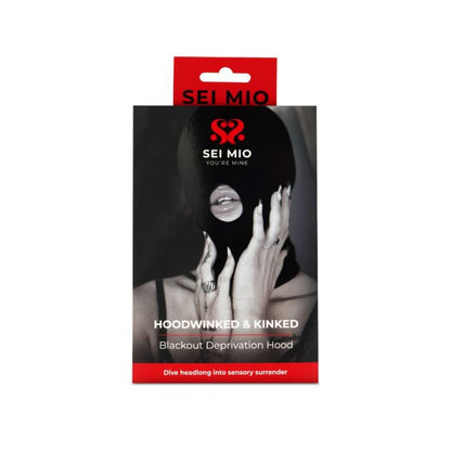 SEI MIO - Hoodwinked and Kinked - Deprivation Hood with Blackout Panel