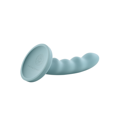 Sportsheets Merge Collection - 8" Solid Silicone G-Spot Dildo Sage