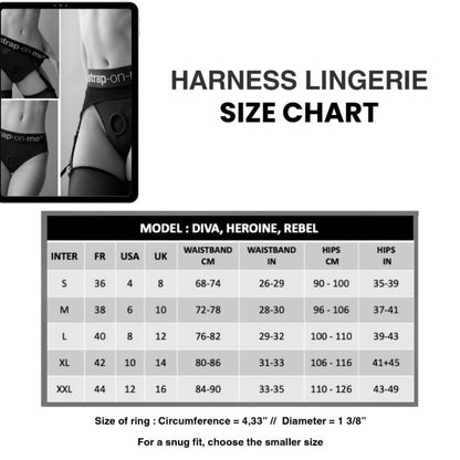 Strap On Me - Harness Lingerie Diva - Red