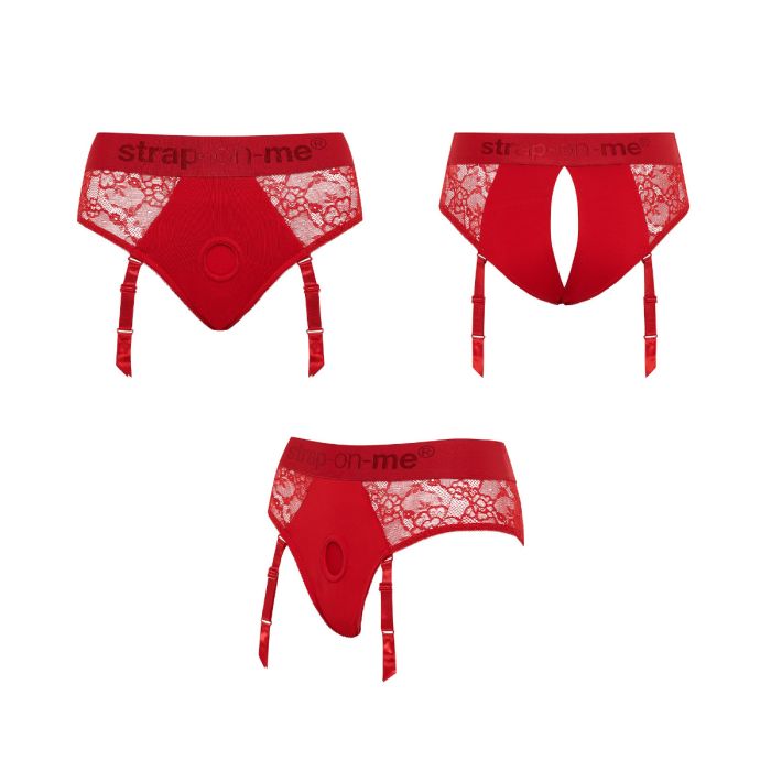 Strap On Me - Harness Lingerie Diva - Red