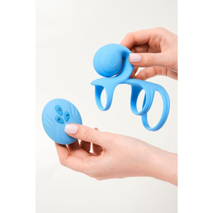 SVibe Snail JOVI ARC Couples Ring - Blue Haze