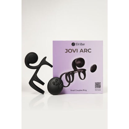 SVibe Snail JOVI ARC Couples Ring - Noir Haze
