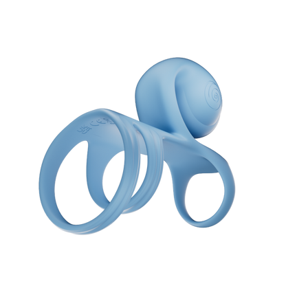 SVibe Snail JOVI ARC Couples Ring - Blue Haze