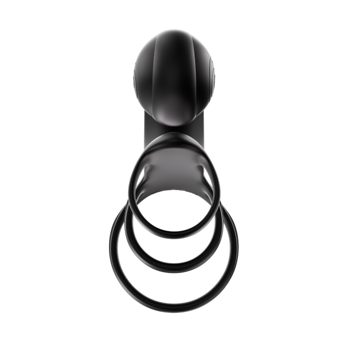 SVibe Snail JOVI ARC Couples Ring - Noir Haze